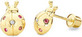 Gold-Tone Stud Earrings