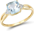 Gold-Tone Solitaire Ring