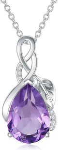 Sterling Silver Birthstone Necklace