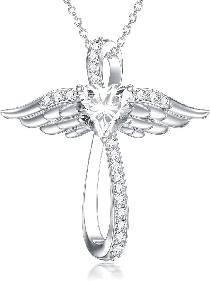 Moissanite Cross Necklace