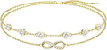 Gold-Tone Birthstone Infinity Bracelet