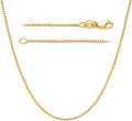 Gold-Tone Box Chain Necklace