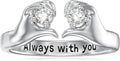 Sterling Silver Lab-Grown Diamond Ring