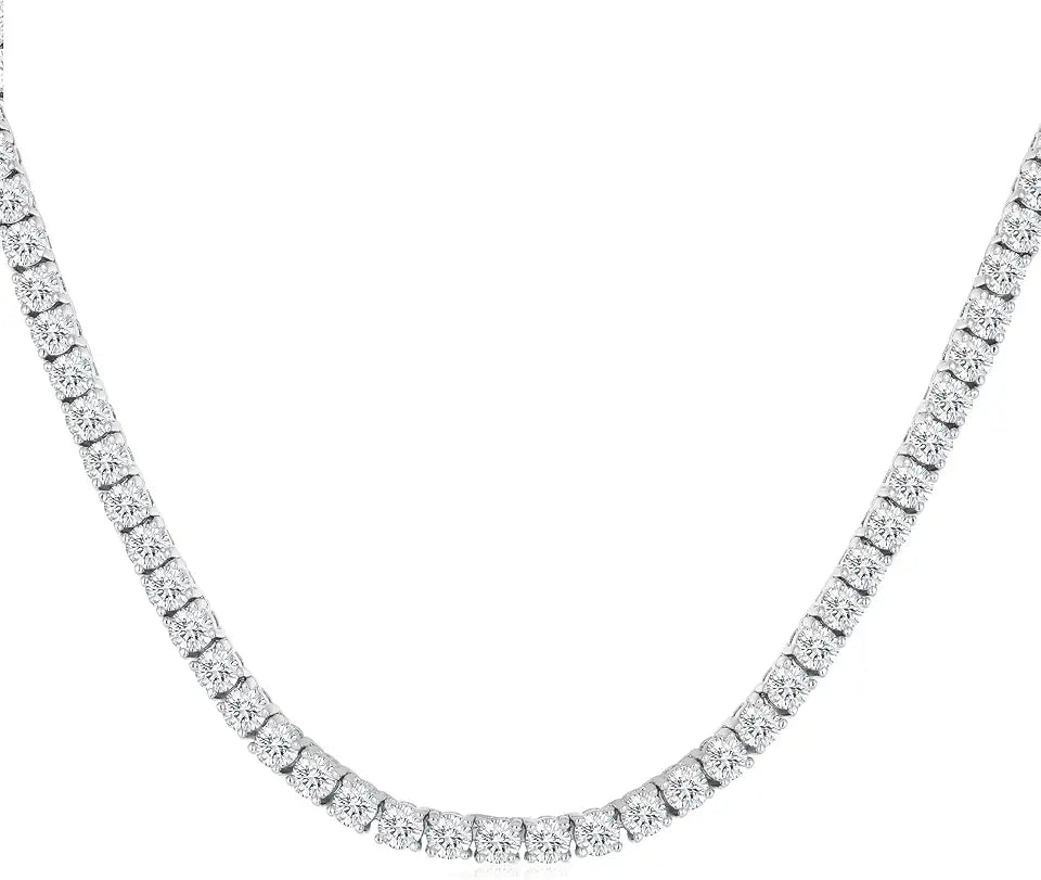 Cubic Zirconia Tennis Necklace