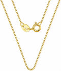Gold-Tone Box Chain Chain