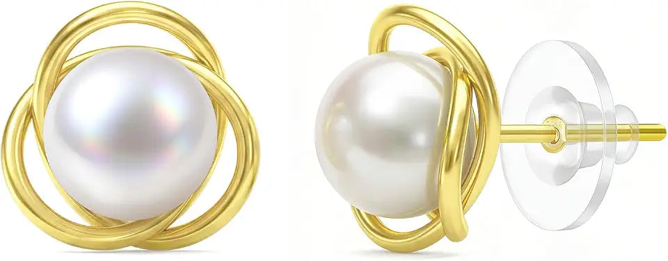 Freshwater Pearl Stud Earrings