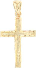 Gold-Tone Cross Pendant