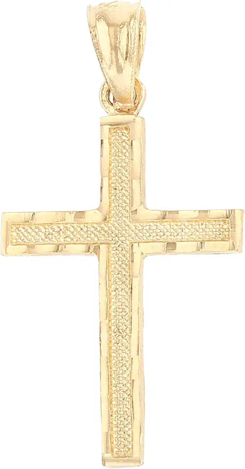 Gold-Tone Cross Pendant