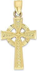 Gold-Tone Cross Pendant