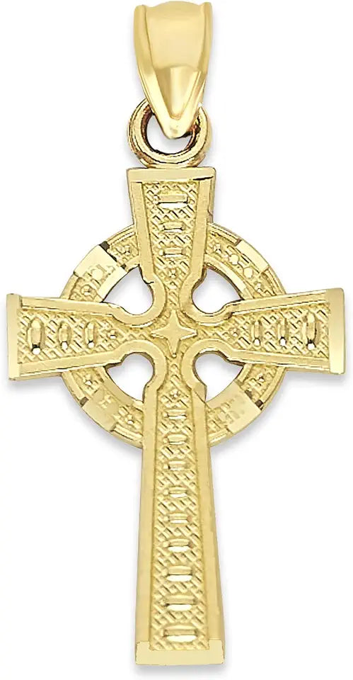 Gold-Tone Cross Pendant