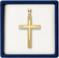 Gold-Tone Cross Necklace