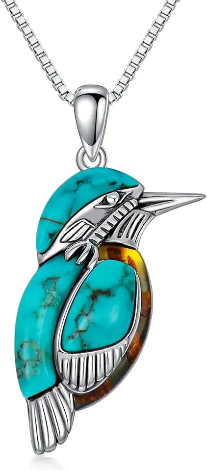 Sterling Silver Turquoise Necklace