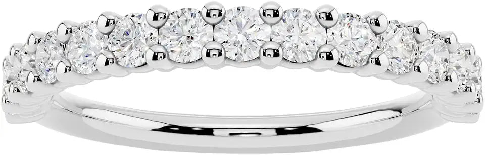Sterling Silver Lab-Grown Diamond Ring