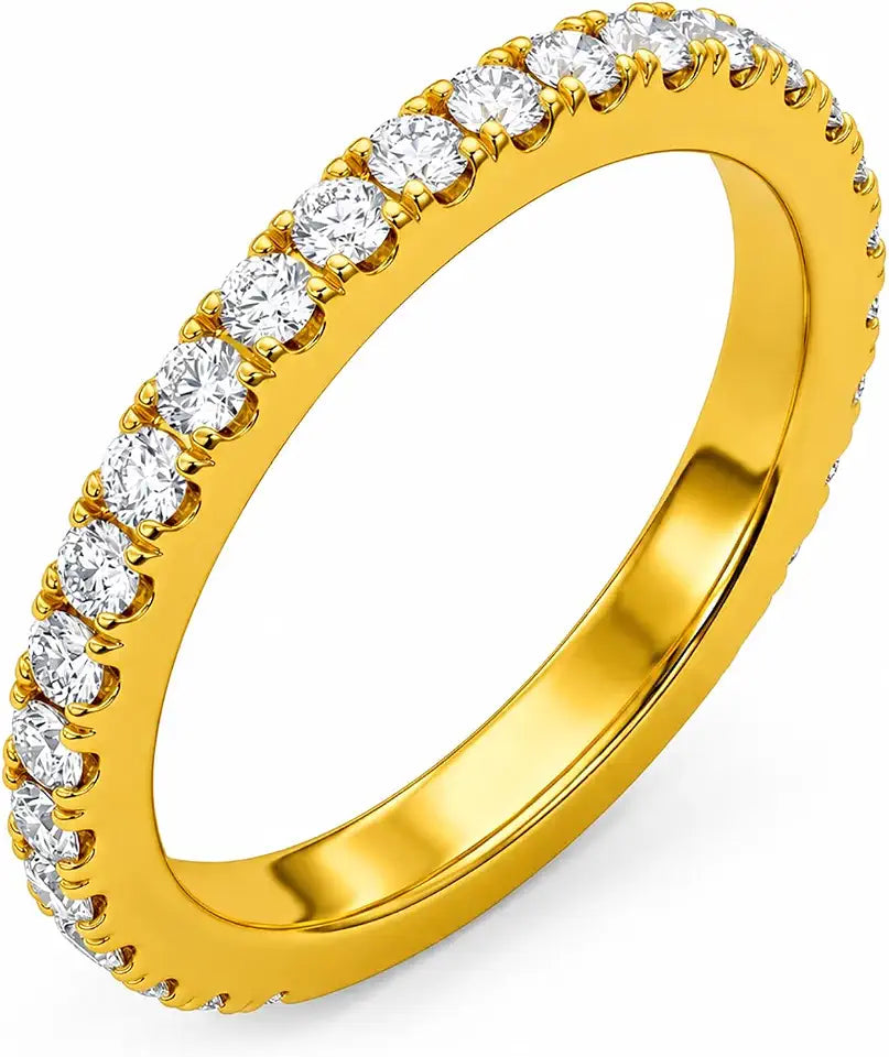 Gold-Tone Engagement Ring, 4MM