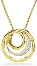 Gold-Tone Round Necklace