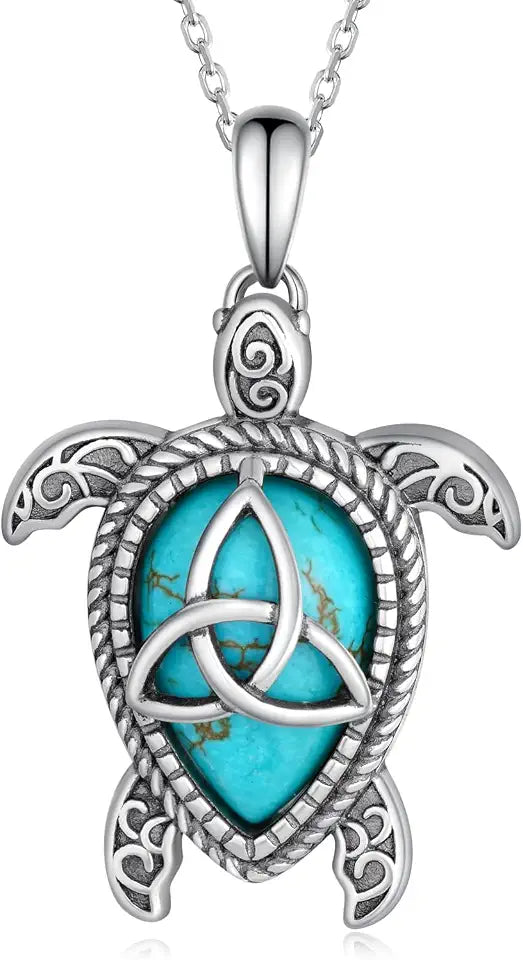 Sterling Silver Turquoise Necklace