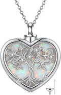 Sterling Silver Memorial Necklace, 2 inch