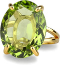 14K Gold-Filled Peridot Engagement Ring
