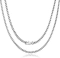 Titanium Square Necklace