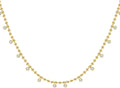 18K Gold-Plated Emerald Necklace