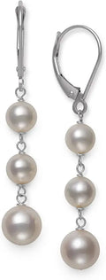 Gold-Tone Freshwater Pearl Drop Earrings