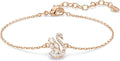 Gold-Tone Swan Bracelet