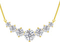 18K Gold-Plated Sterling Silver Moissanite Necklace