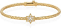 Sterling Silver Cubic Zirconia Star Bracelet