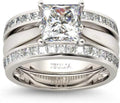 Sterling Silver Cubic Zirconia Solitaire Engagement Ring