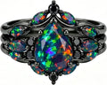 Gold-Tone Opal Jewelry Set