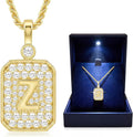 18K Gold-Plated Initial Necklace