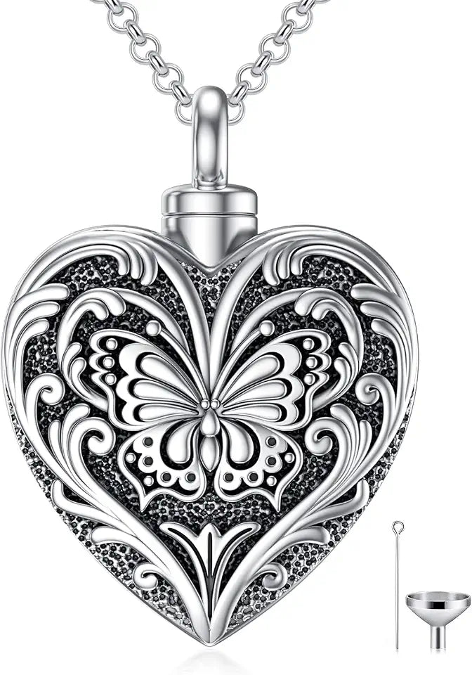 Sterling Silver Memorial Necklace