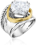 Sterling Silver Cubic Zirconia Ring