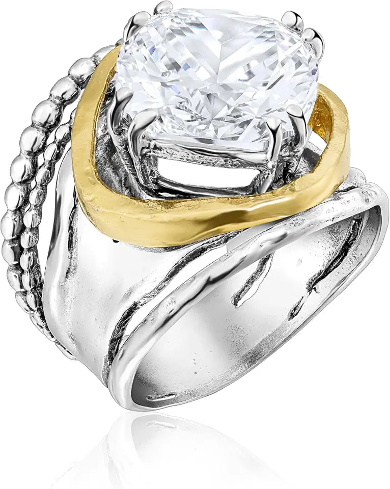 Sterling Silver Cubic Zirconia Ring