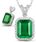 18K White Gold-Plated Necklace