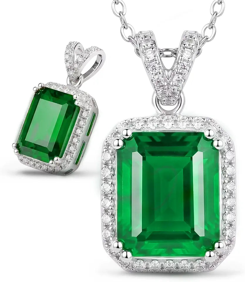 18K White Gold-Plated Necklace