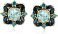 Gold-Tone Topaz Earrings