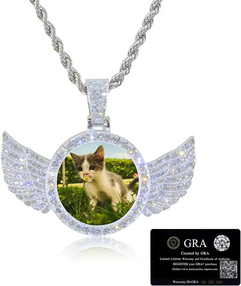 Sterling Silver Moissanite Rope Necklace