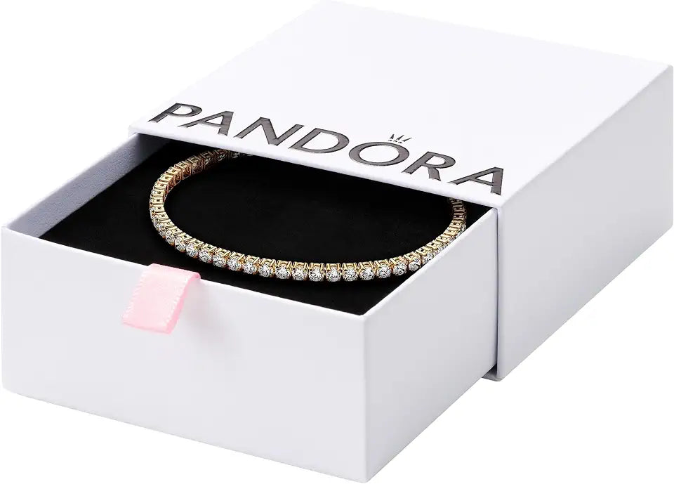14K Gold-Plated Cubic Zirconia Tennis Bracelet