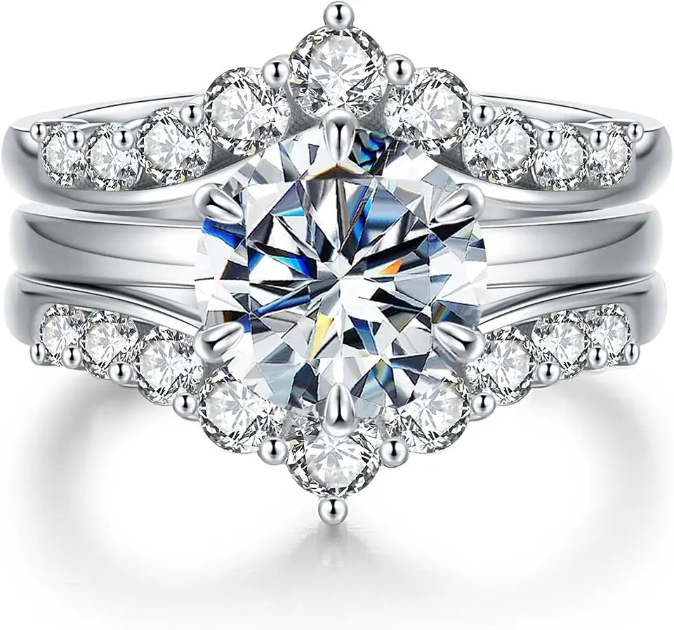 Round Moissanite Ring