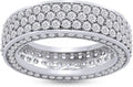 Sterling Silver Round Cubic Zirconia Ring