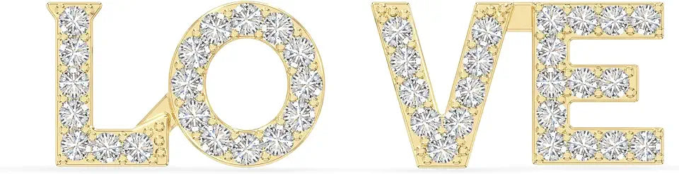 Gold-Tone Sterling Silver Birthstone Stud Earrings