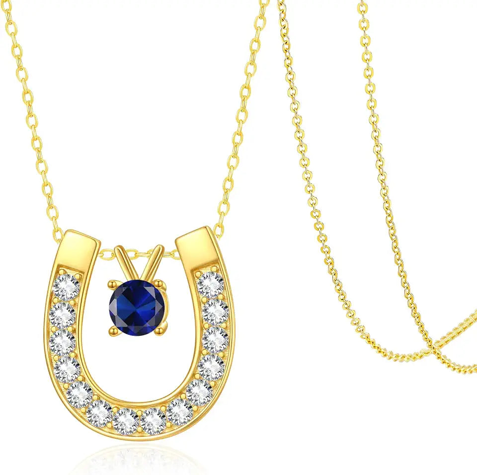 Gold-Tone Birthstone Necklace
