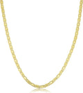 14K Yellow Gold-Filled Oval Necklace