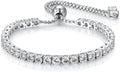 Round Moissanite Tennis Bracelet, 4MM