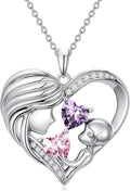 Birthstone Heart Necklace