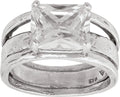 Sterling Silver Cubic Zirconia Ring