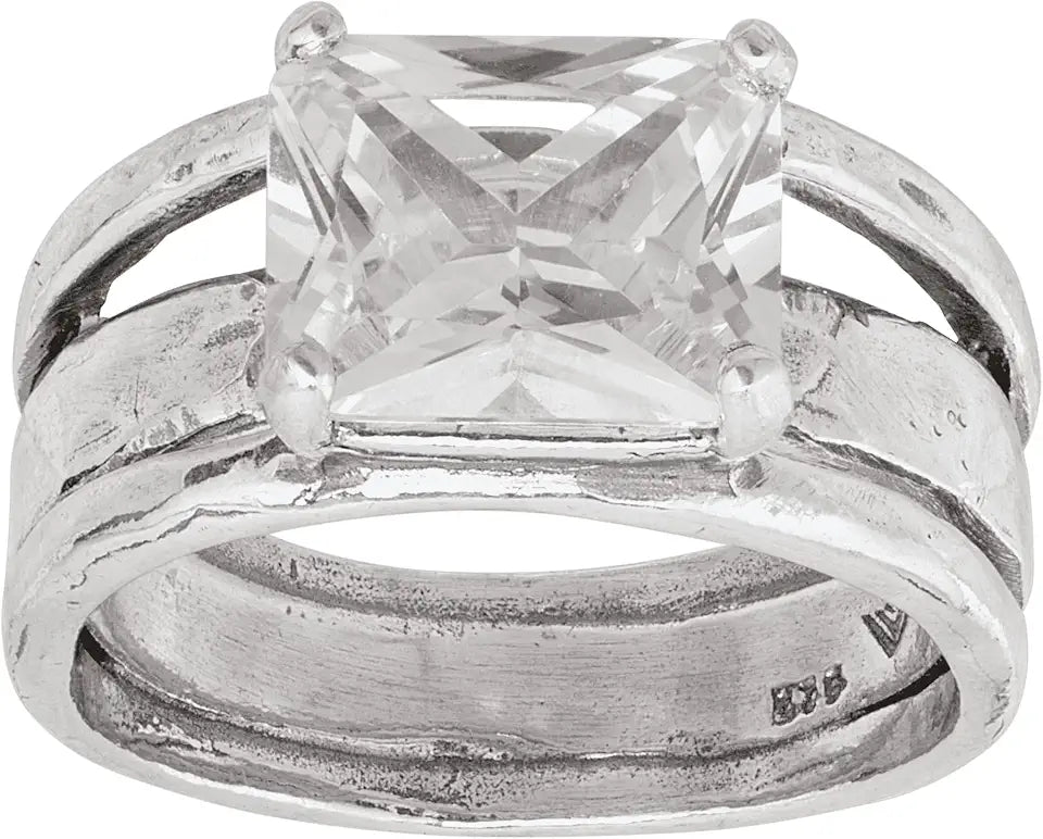 Sterling Silver Cubic Zirconia Ring