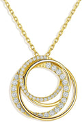 Moissanite Interlocking Necklace