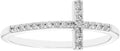 14K Gold-Plated Cross Ring